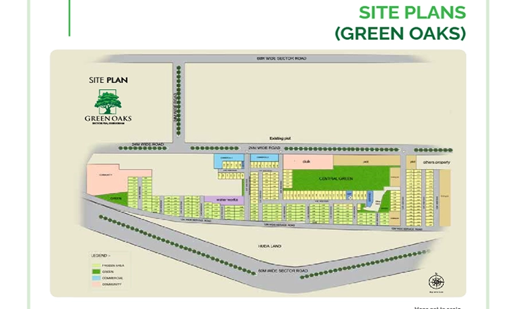 bptp green oaks sector 70a gurgaon  master plan