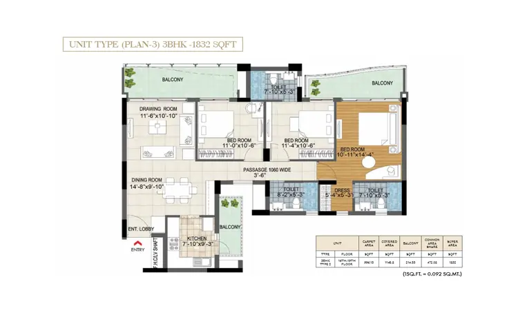 bptp terra sector 37d gurgaon floor plan